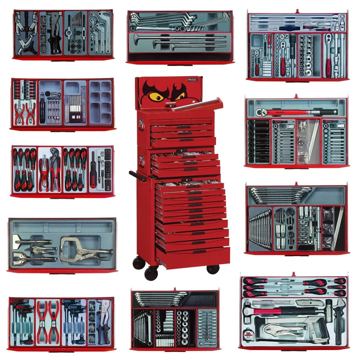 Teng Tools Kit attrezzi manuali errati Mega Master da 715 pezzi - TCMM715N 1